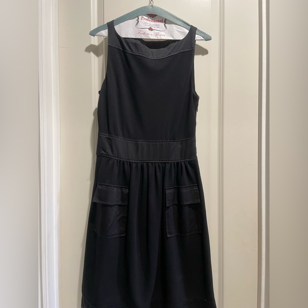 Diane Von Furstenberg Black ALine Dress- Size 6